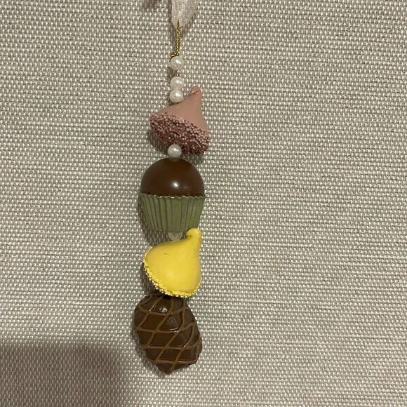 Dangling Pearl and Candy Chocolate ornament - Picture 1 of 1